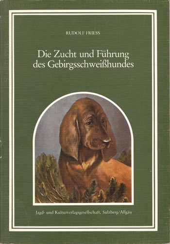 Titelbild Die Zucht und Führung des Gebirgsschweißhundes